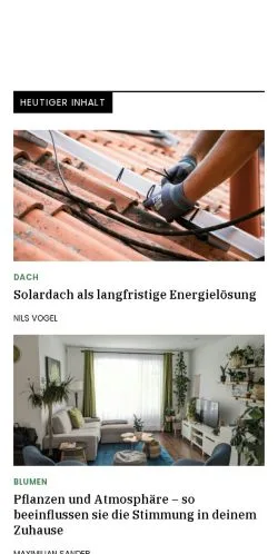 Anteprima del sito diewohnungslinie.de, media di Germania per articoli sponsorizzati