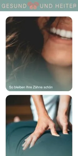 Anteprima del sito Gesund und heiter, media di Germania per articoli sponsorizzati