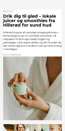 Anteprima del sito hilleroednyt.dk, media di Danimarca per articoli sponsorizzati