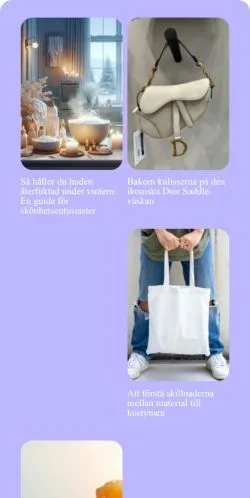 Anteprima del sito Lady Care, media di Svezia per articoli sponsorizzati