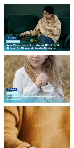 Vorschau der Website Mann machts, Medium aus Deutschland für gesponserte Artikel