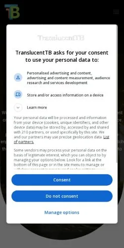 Aperçu du site TranslucentTB, média de États-Unis pour articles sponsorisés