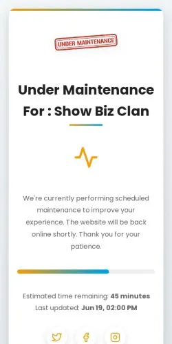 Anteprima del sito Maintenance Mode, media di Stati Uniti per articoli sponsorizzati