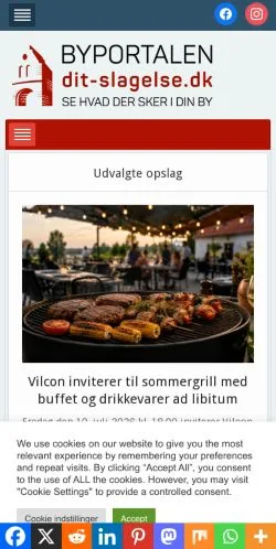 Vorschau der Website Dit Slagelse, Medium aus Dänemark für gesponserte Artikel