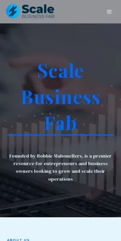 Voorbeeld van de site Scale Business Fab, medium uit Verenigde Staten voor gesponsorde artikelen