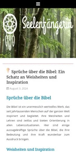 Anteprima del sito Die Seelenfängerin, media di Germania per articoli sponsorizzati