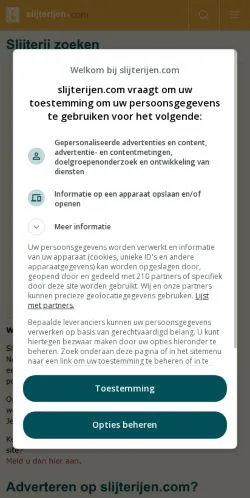 Podgląd witryny Slijterij Zoeken, medium z kraju Holandia do artykułów sponsorowanych