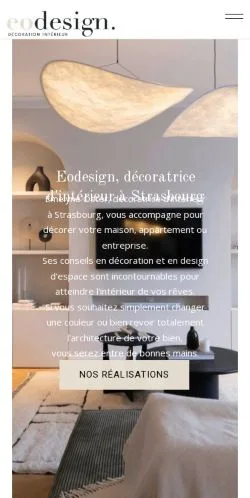Preview of the Eodesign website, a media outlet in France for sponsored articles