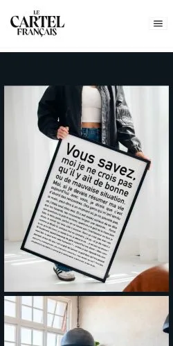 Podgląd witryny Le Cartel Français, medium z kraju Francja do artykułów sponsorowanych