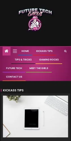 Forhåndsvisning av nettstedet Futuretechgirls, medium fra USA for sponsede artikler