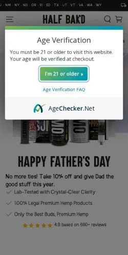 Voorbeeld van de site Happi, medium uit Verenigde Staten voor gesponsorde artikelen