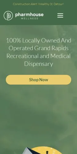 Pré-visualização do site Pharmhouse Wellness, meio de Estados Unidos para artigos patrocinados