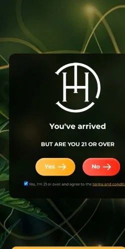 Anteprima del sito THC The Herbal Care, media di Stati Uniti per articoli sponsorizzati