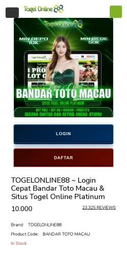 スポンサード記事向けのアメリカ合衆国メディア、Togelonline88のサイトプレビュー