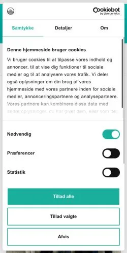 Anteprima del sito Bornholmnyt, media di Danimarca per articoli sponsorizzati