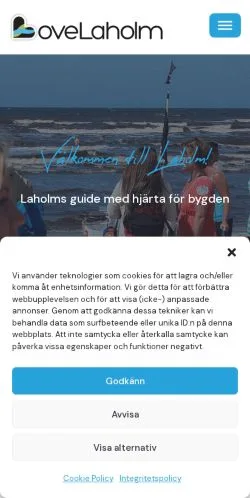 Anteprima del sito LoveLaholm, media di Svezia per articoli sponsorizzati