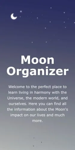 Aperçu du site Moon Organizer, média de États-Unis pour articles sponsorisés