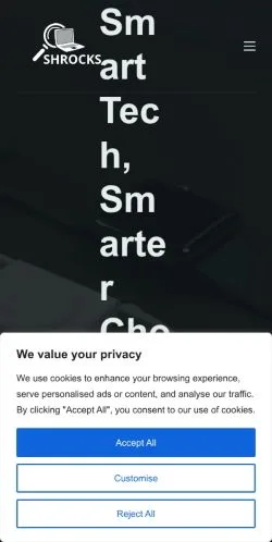 Preview of the Shrocks website, a media outlet in United States for sponsored articles