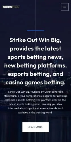 Vorschau der Website Strike Out Win Big, Medium aus Vereinigte Staaten für gesponserte Artikel