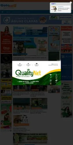 Anteprima del sito Goionews, media di Brasile per articoli sponsorizzati