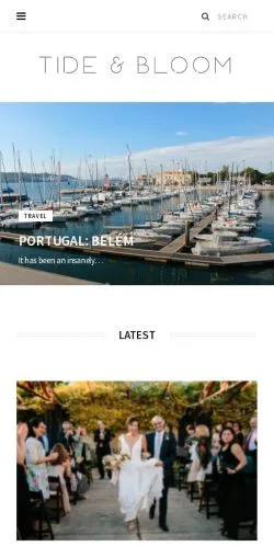 Preview of the Tide & Bloom website, a media outlet in United States for sponsored articles