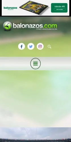 Voorbeeld van de site Balonazos, medium uit Spanje voor gesponsorde artikelen
