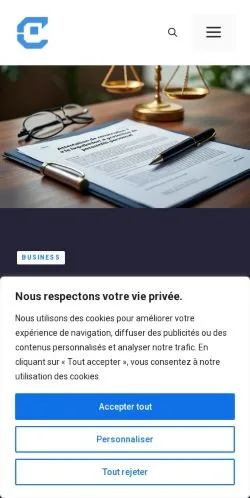 Vista previa del sitio Cipen Digital, medio de Francia para artículos patrocinados