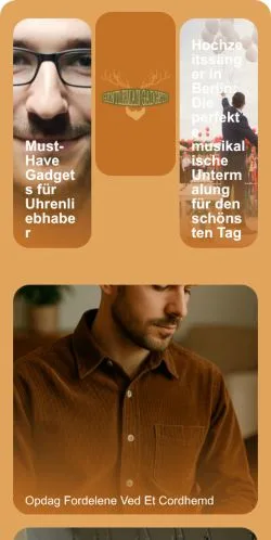 Podgląd witryny Gentleman Gadgets, medium z kraju Niemcy do artykułów sponsorowanych