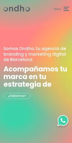 Forhåndsvisning av nettstedet Ondho, medium fra Spania for sponsede artikler
