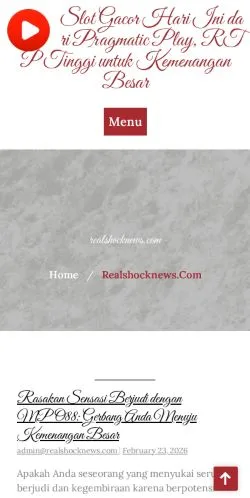 Anteprima del sito RealShockNews, media di Stati Uniti per articoli sponsorizzati