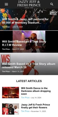 Anteprima del sito JazzyJeffFreshPrince, media di Stati Uniti per articoli sponsorizzati
