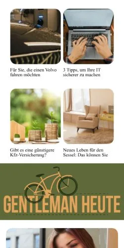Anteprima del sito Gentleman heute, media di Germania per articoli sponsorizzati