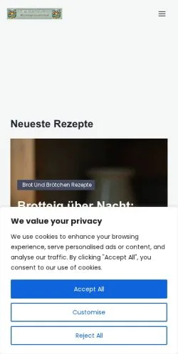 Anteprima del sito Nimmer-Satt, media di Germania per articoli sponsorizzati