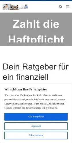 Pré-visualização do site Single Haushalte, meio de Alemanha para artigos patrocinados