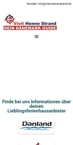 Anteprima del sito Ferienhaus Dänemark, media di Germania per articoli sponsorizzati