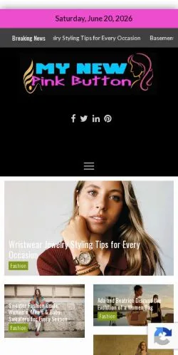 Vorschau der Website My New Pink Button, Medium aus Vereinigte Staaten für gesponserte Artikel