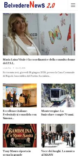 Anteprima del sito BelvedereNews, media di Italia per articoli sponsorizzati