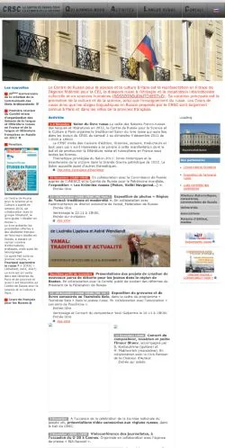 Anteprima del sito CRSC Paris, media di Francia per articoli sponsorizzati
