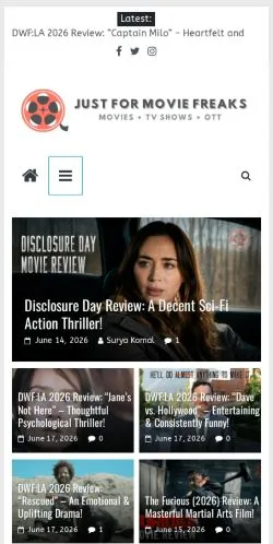 Anteprima del sito Just For Movie Freaks, media di India per articoli sponsorizzati