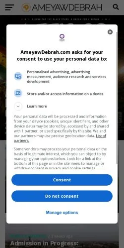Anteprima del sito Ameyaw Debrah, media di Stati Uniti per articoli sponsorizzati