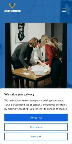 Podgląd witryny Businessman 101, medium z kraju Stany Zjednoczone do artykułów sponsorowanych