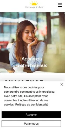 Anteprima del sito Challenge Bonheur, media di Francia per articoli sponsorizzati