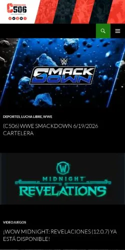 Anteprima del sito C506 Geek, media di Laos per articoli sponsorizzati