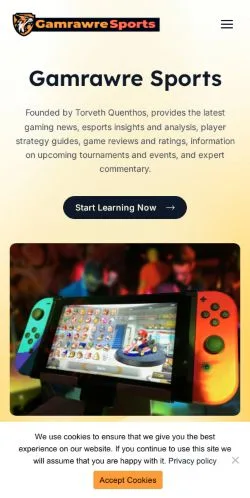 Anteprima del sito Gamrawr Esports, media di Stati Uniti per articoli sponsorizzati