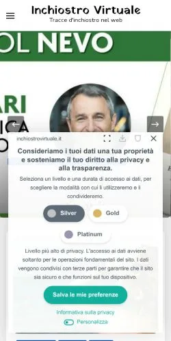 Anteprima del sito Inchiostro Virtuale, media di Italia per articoli sponsorizzati