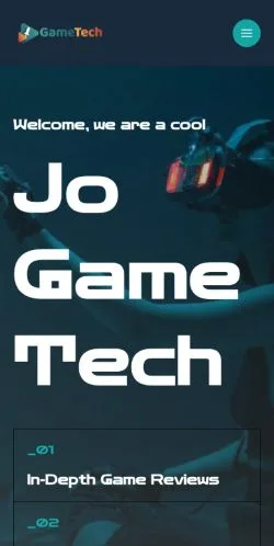 Vista previa del sitio Jogame Tech, medio de Estados Unidos para artículos patrocinados