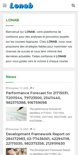 스폰서 기사용 미국 매체 Lonab 사이트 미리보기