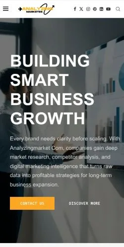 Anteprima del sito Analyzingmarket Com, media di Stati Uniti per articoli sponsorizzati