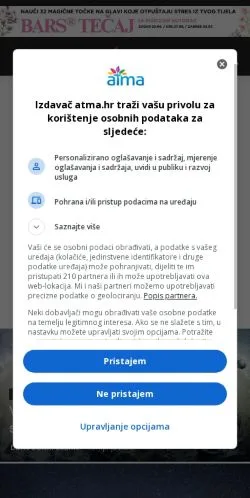 스폰서 기사용 크로아티아 매체 Širimo svjetlost zajedno! 사이트 미리보기
