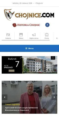 Sponsorlu makaleler için Polonya medyası Chojnice sitesinin önizlemesi